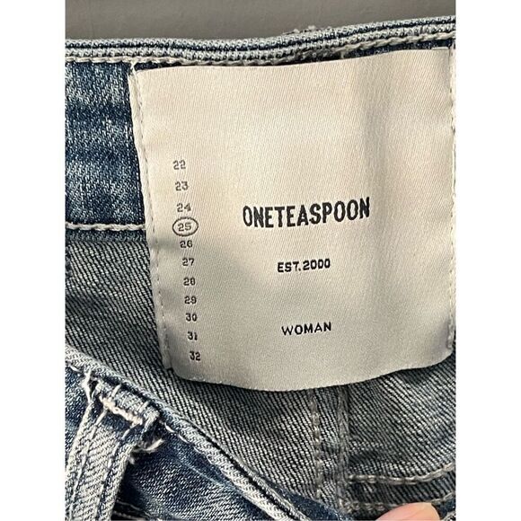 One Teaspoon distressed high waisted jeans Size 25 - Picture 6 of 7